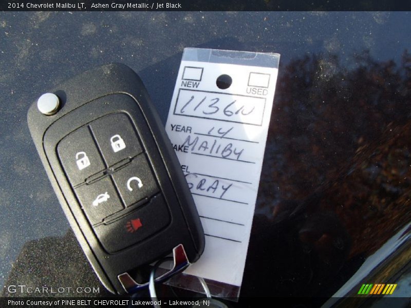 Ashen Gray Metallic / Jet Black 2014 Chevrolet Malibu LT