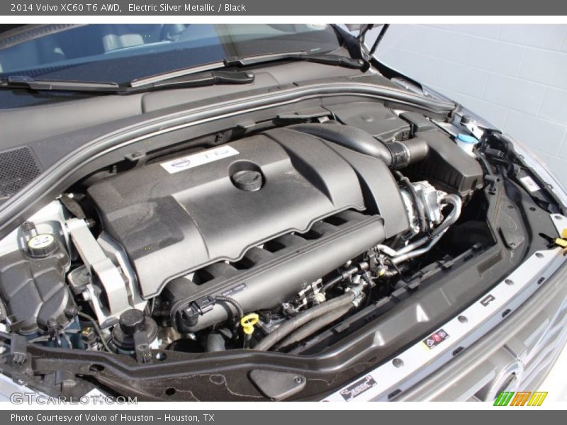 Electric Silver Metallic / Black 2014 Volvo XC60 T6 AWD