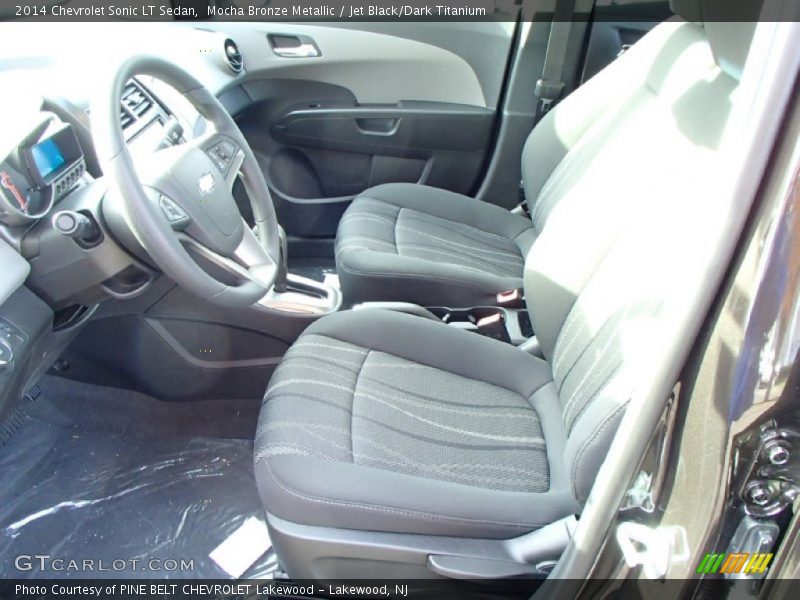 Mocha Bronze Metallic / Jet Black/Dark Titanium 2014 Chevrolet Sonic LT Sedan
