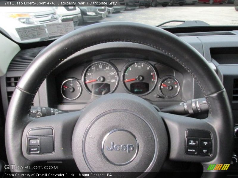 Blackberry Pearl / Dark Slate Gray 2011 Jeep Liberty Sport 4x4