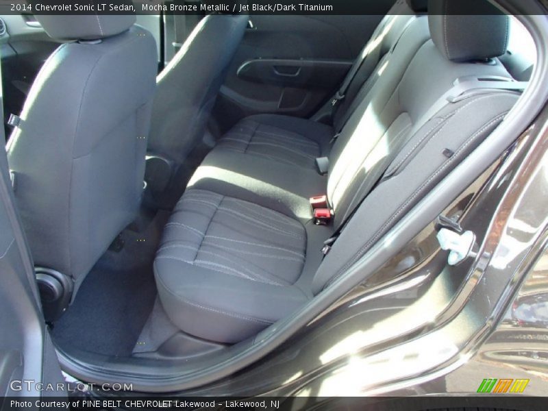 Mocha Bronze Metallic / Jet Black/Dark Titanium 2014 Chevrolet Sonic LT Sedan