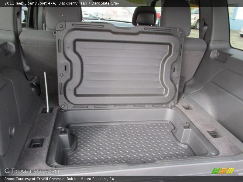 Blackberry Pearl / Dark Slate Gray 2011 Jeep Liberty Sport 4x4