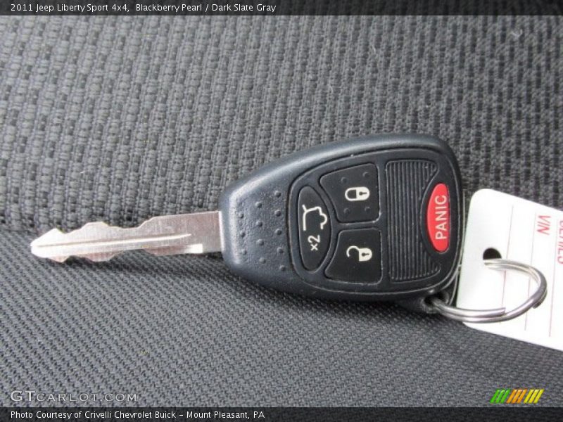 Blackberry Pearl / Dark Slate Gray 2011 Jeep Liberty Sport 4x4