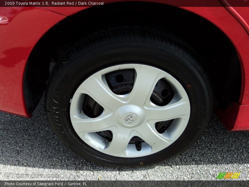 Radiant Red / Dark Charcoal 2009 Toyota Matrix 1.8