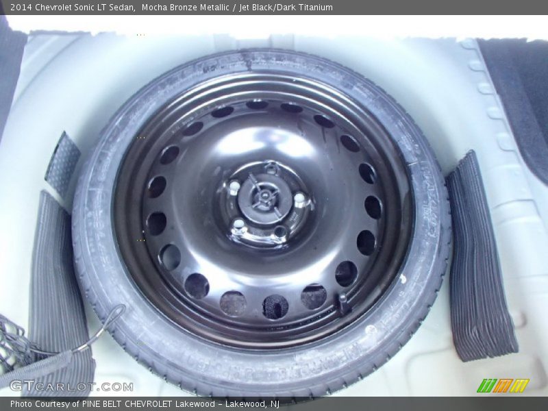Mocha Bronze Metallic / Jet Black/Dark Titanium 2014 Chevrolet Sonic LT Sedan