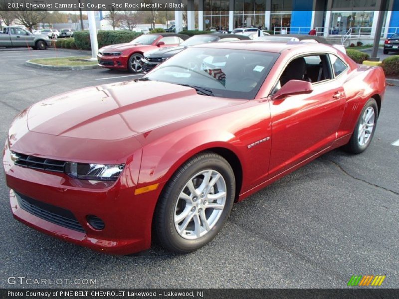 Red Rock Metallic / Black 2014 Chevrolet Camaro LS Coupe