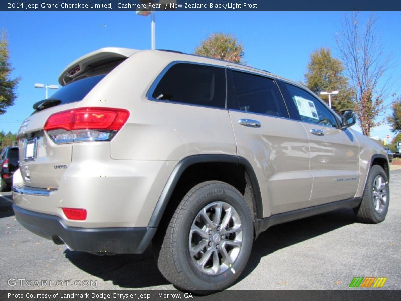 Cashmere Pearl / New Zealand Black/Light Frost 2014 Jeep Grand Cherokee Limited