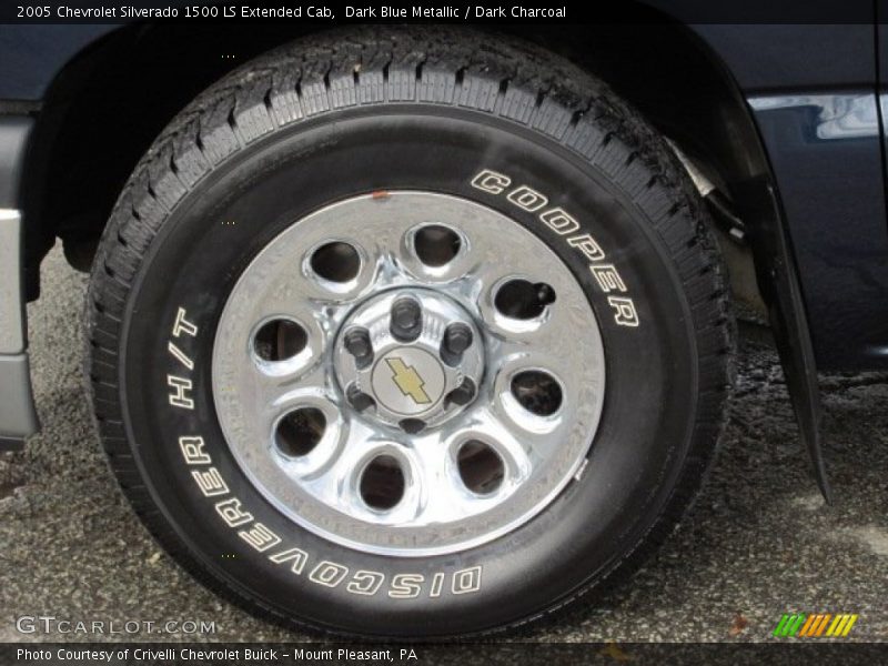 Dark Blue Metallic / Dark Charcoal 2005 Chevrolet Silverado 1500 LS Extended Cab