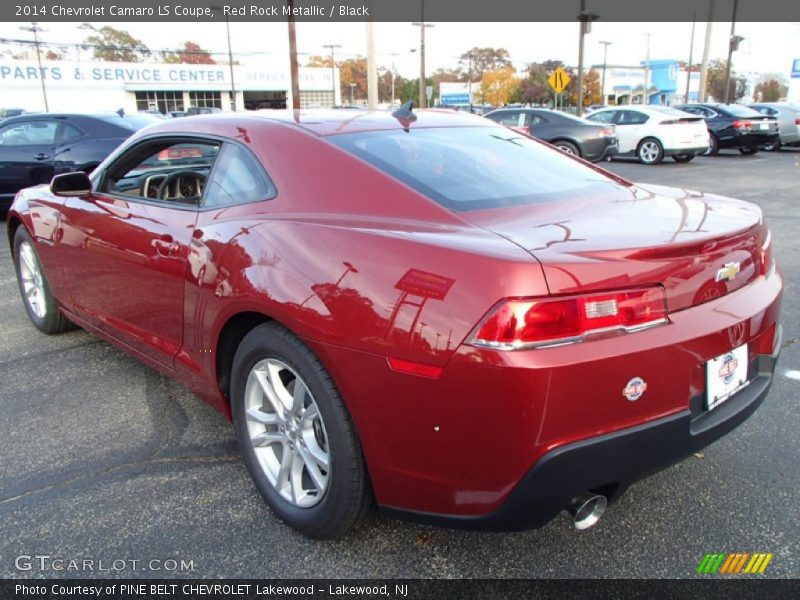 Red Rock Metallic / Black 2014 Chevrolet Camaro LS Coupe