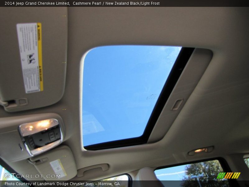 Cashmere Pearl / New Zealand Black/Light Frost 2014 Jeep Grand Cherokee Limited