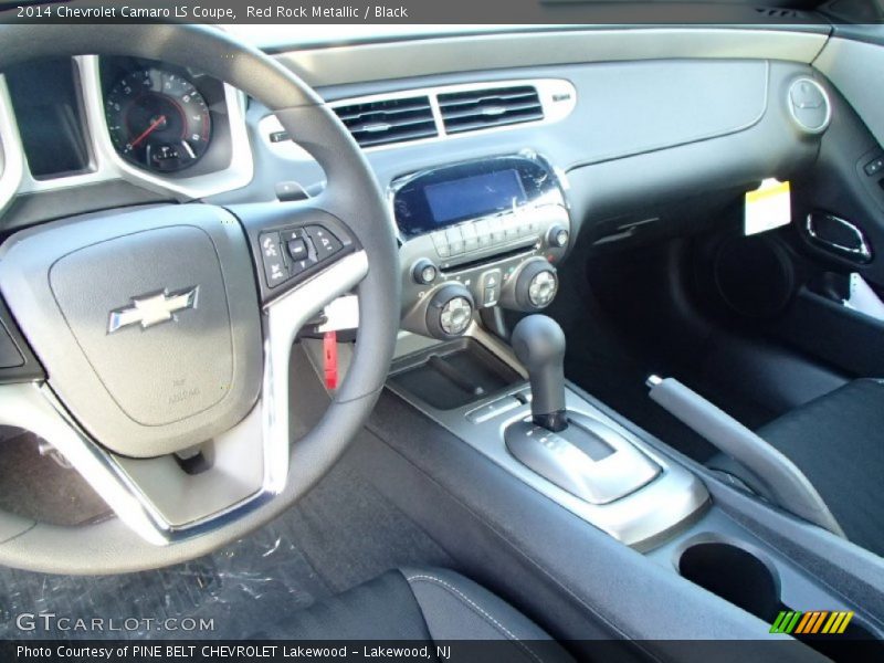Red Rock Metallic / Black 2014 Chevrolet Camaro LS Coupe