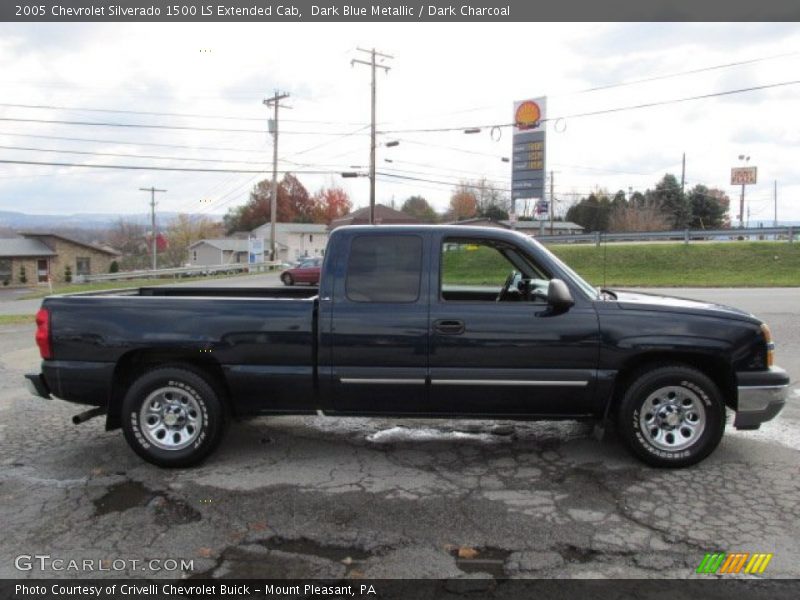 Dark Blue Metallic / Dark Charcoal 2005 Chevrolet Silverado 1500 LS Extended Cab