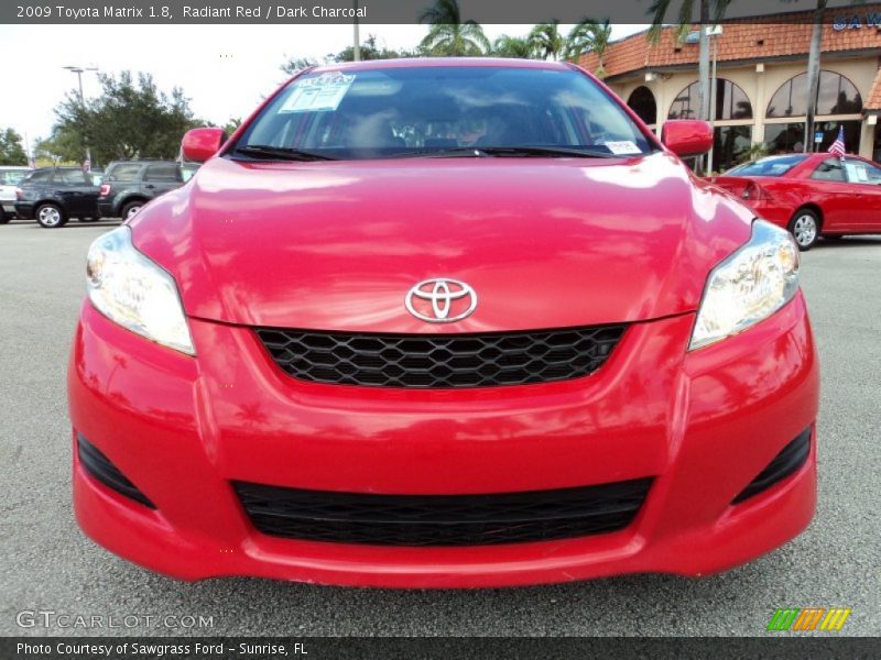 Radiant Red / Dark Charcoal 2009 Toyota Matrix 1.8
