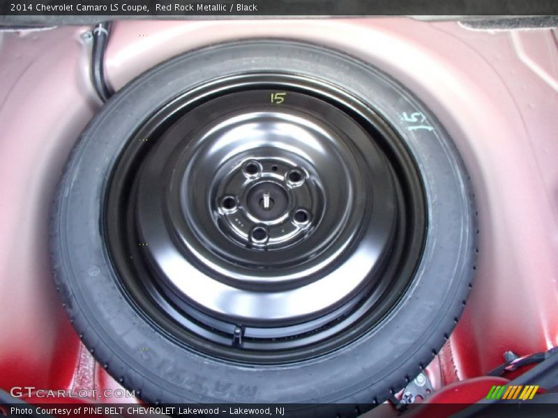 Red Rock Metallic / Black 2014 Chevrolet Camaro LS Coupe