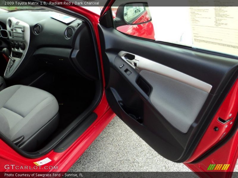 Radiant Red / Dark Charcoal 2009 Toyota Matrix 1.8