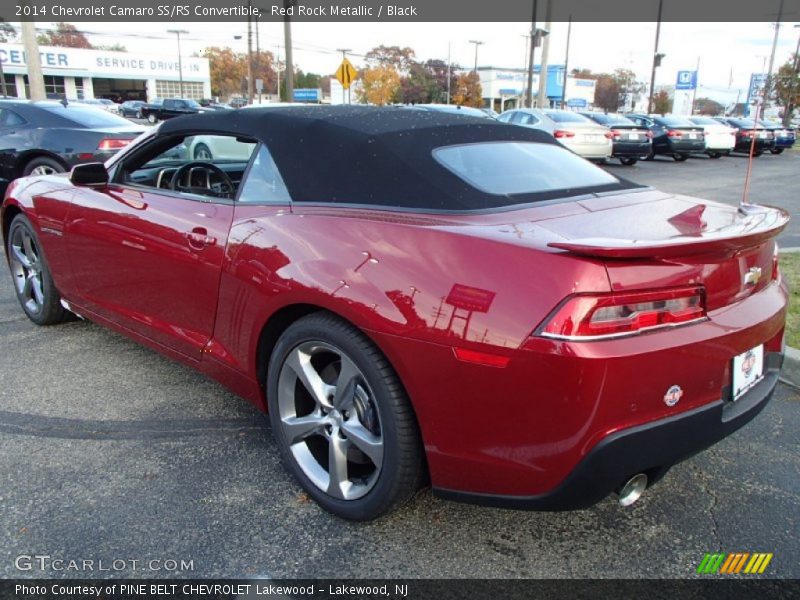 Red Rock Metallic / Black 2014 Chevrolet Camaro SS/RS Convertible