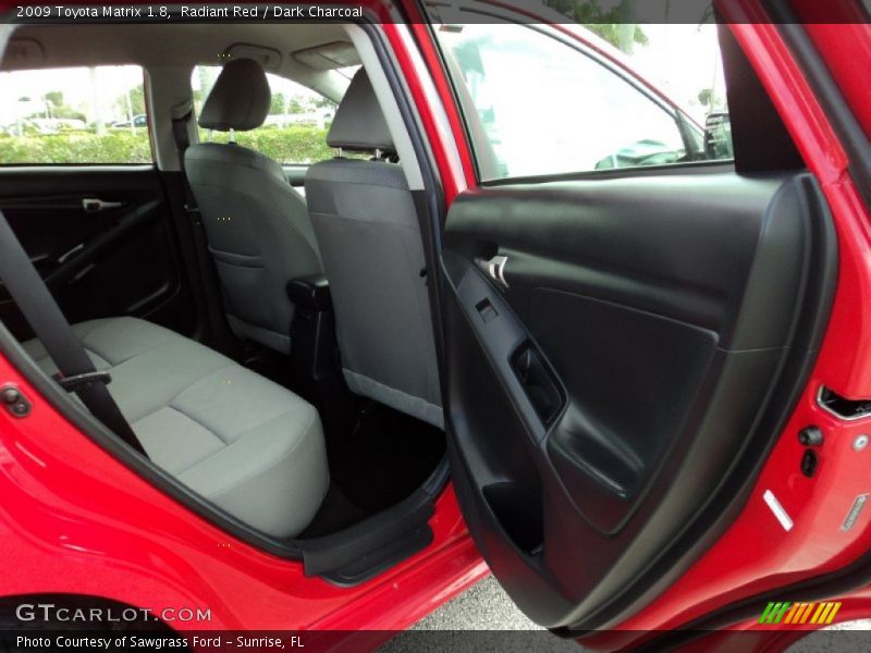 Radiant Red / Dark Charcoal 2009 Toyota Matrix 1.8