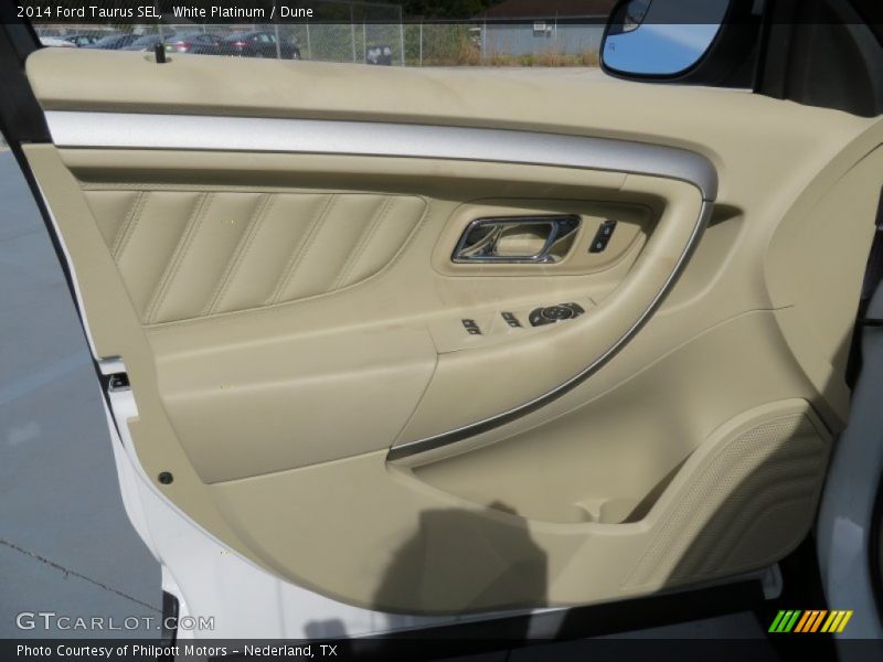 White Platinum / Dune 2014 Ford Taurus SEL