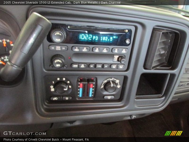 Dark Blue Metallic / Dark Charcoal 2005 Chevrolet Silverado 1500 LS Extended Cab