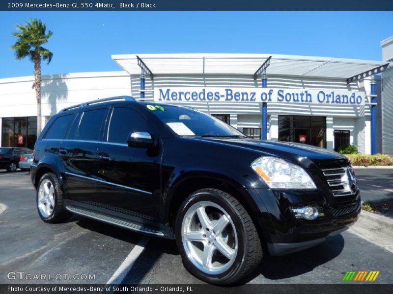 Black / Black 2009 Mercedes-Benz GL 550 4Matic