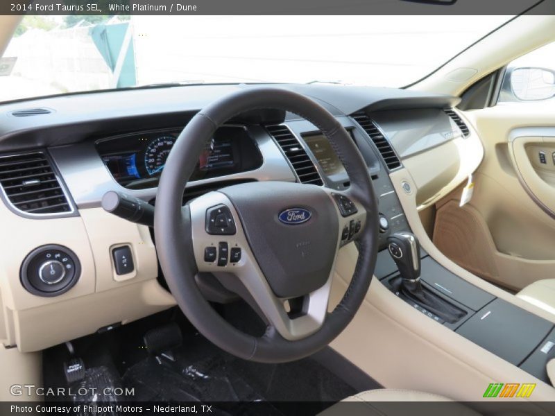White Platinum / Dune 2014 Ford Taurus SEL