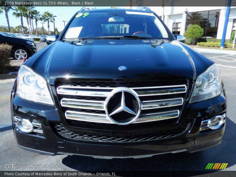 Black / Black 2009 Mercedes-Benz GL 550 4Matic