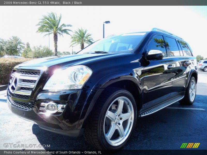 Black / Black 2009 Mercedes-Benz GL 550 4Matic