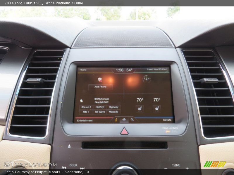 White Platinum / Dune 2014 Ford Taurus SEL