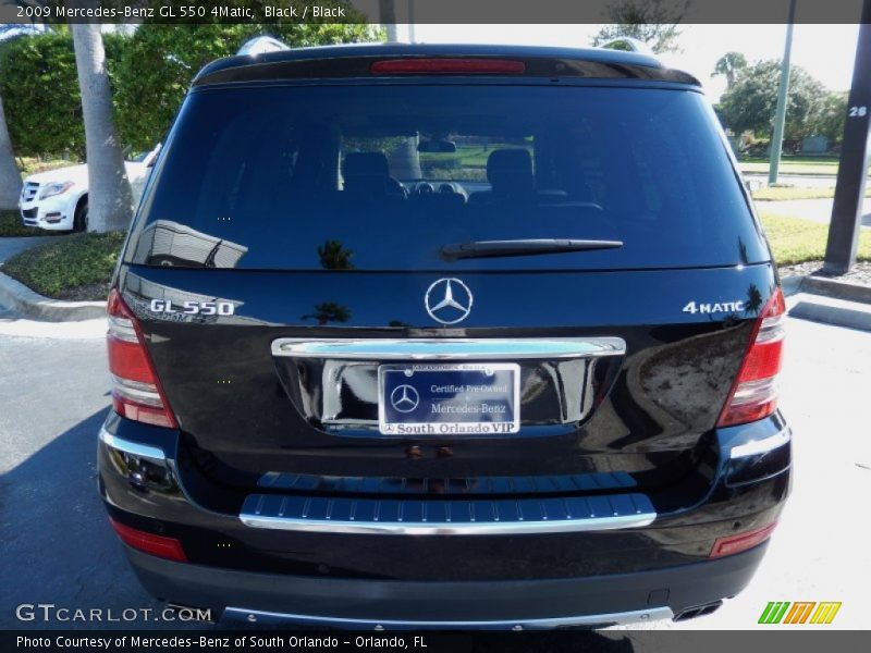 Black / Black 2009 Mercedes-Benz GL 550 4Matic