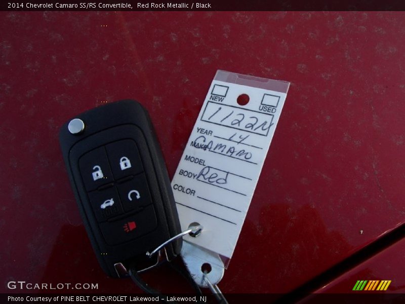 Red Rock Metallic / Black 2014 Chevrolet Camaro SS/RS Convertible
