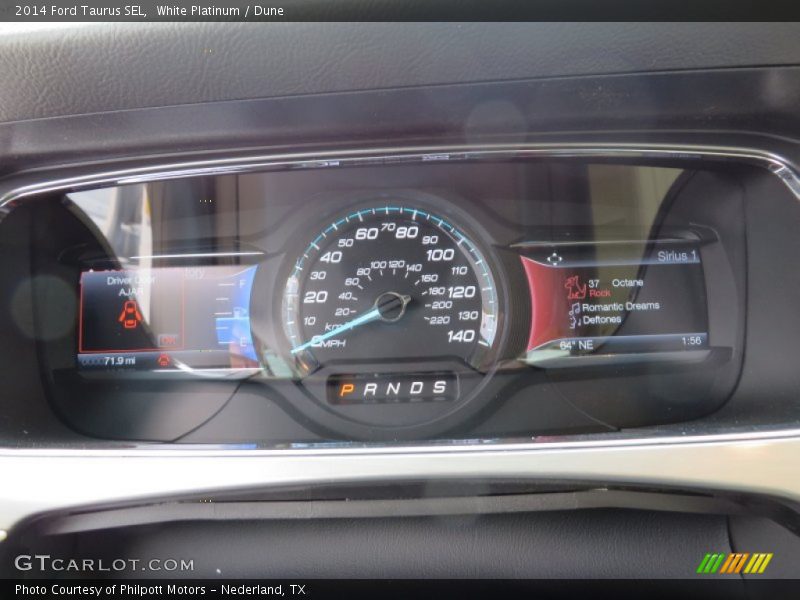 White Platinum / Dune 2014 Ford Taurus SEL