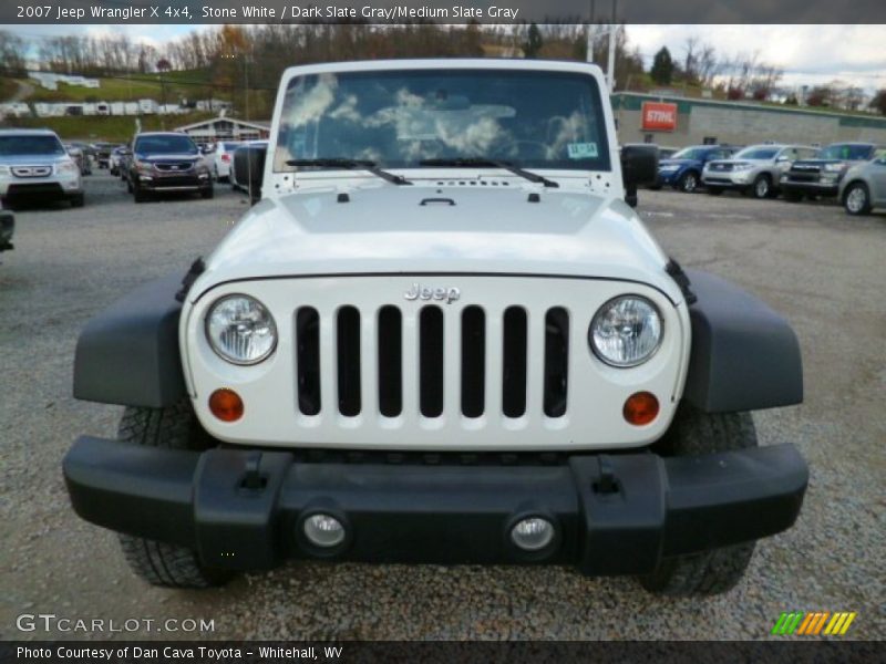Stone White / Dark Slate Gray/Medium Slate Gray 2007 Jeep Wrangler X 4x4