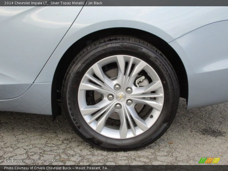 Silver Topaz Metallic / Jet Black 2014 Chevrolet Impala LT