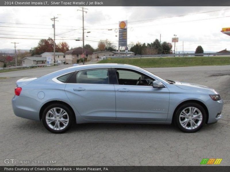 Silver Topaz Metallic / Jet Black 2014 Chevrolet Impala LT