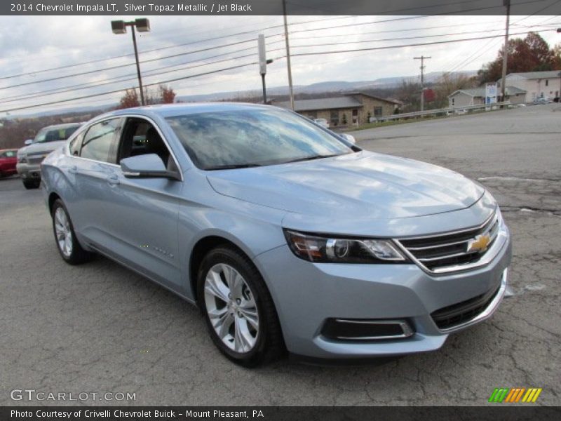 Silver Topaz Metallic / Jet Black 2014 Chevrolet Impala LT