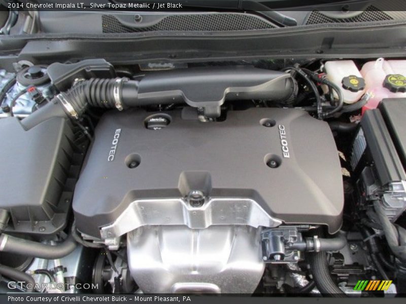 Silver Topaz Metallic / Jet Black 2014 Chevrolet Impala LT