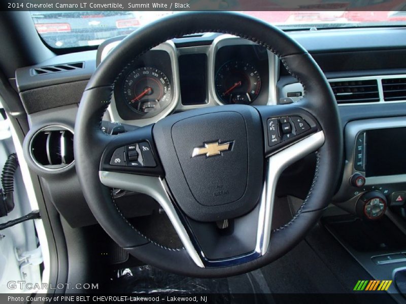 Summit White / Black 2014 Chevrolet Camaro LT Convertible