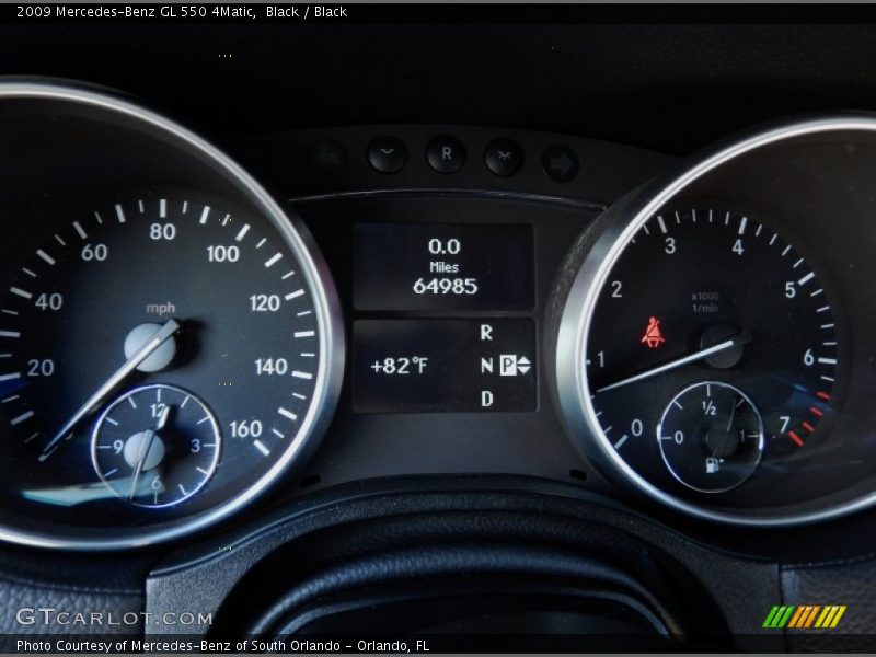 Black / Black 2009 Mercedes-Benz GL 550 4Matic