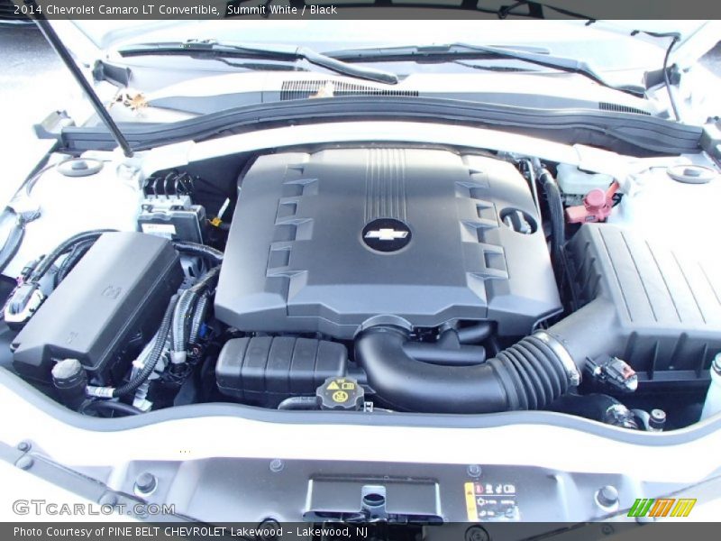Summit White / Black 2014 Chevrolet Camaro LT Convertible