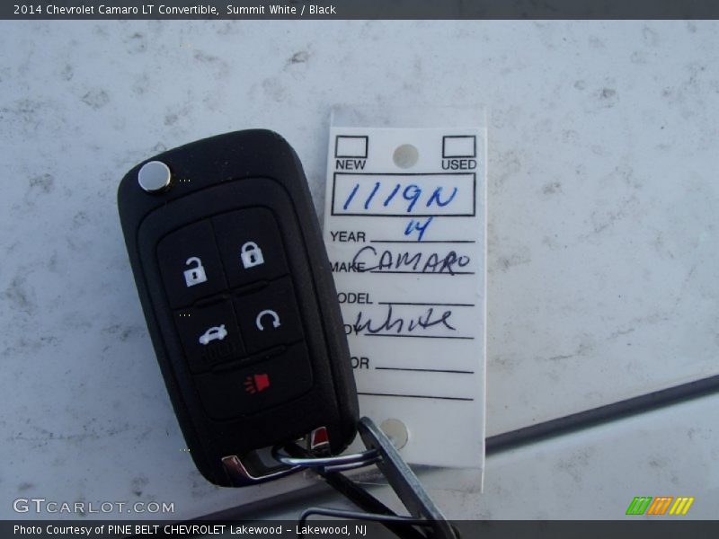 Summit White / Black 2014 Chevrolet Camaro LT Convertible
