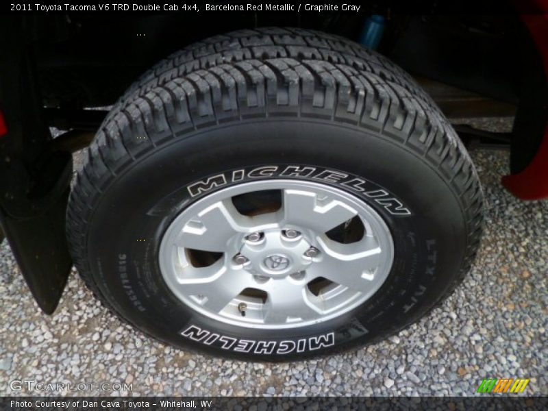 Barcelona Red Metallic / Graphite Gray 2011 Toyota Tacoma V6 TRD Double Cab 4x4