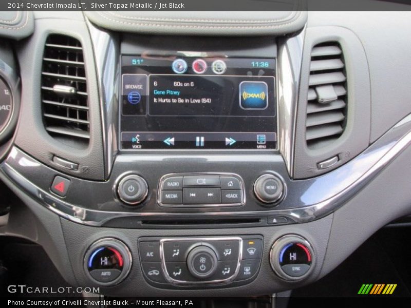 Silver Topaz Metallic / Jet Black 2014 Chevrolet Impala LT