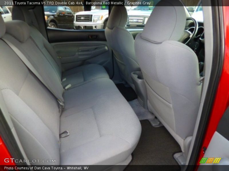 Barcelona Red Metallic / Graphite Gray 2011 Toyota Tacoma V6 TRD Double Cab 4x4