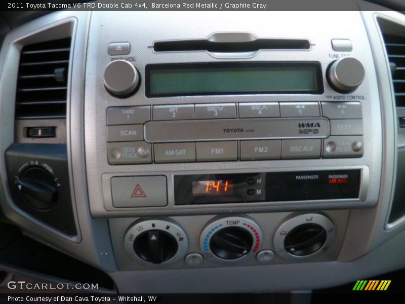 Barcelona Red Metallic / Graphite Gray 2011 Toyota Tacoma V6 TRD Double Cab 4x4