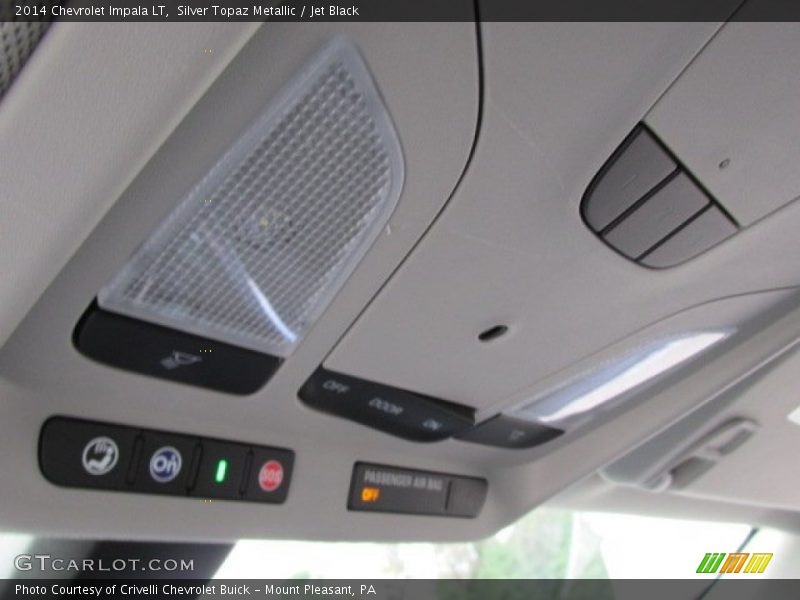 Silver Topaz Metallic / Jet Black 2014 Chevrolet Impala LT