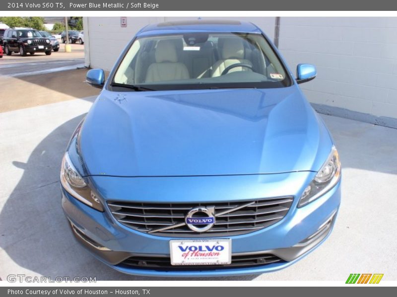 Power Blue Metallic / Soft Beige 2014 Volvo S60 T5