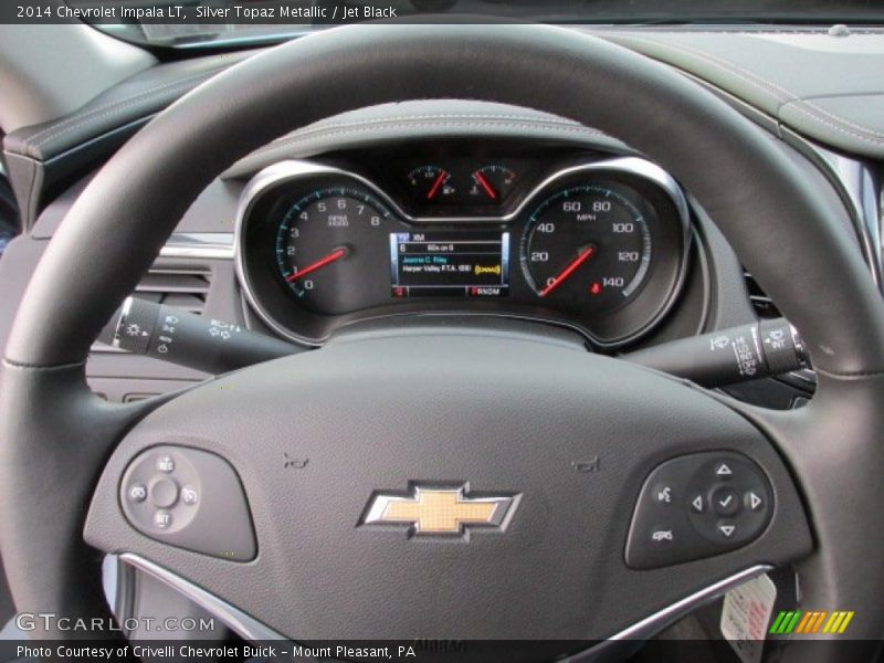 Silver Topaz Metallic / Jet Black 2014 Chevrolet Impala LT