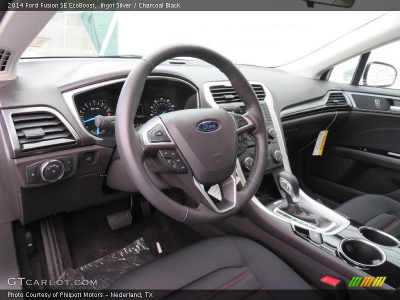 Charcoal Black Interior - 2014 Fusion SE EcoBoost 