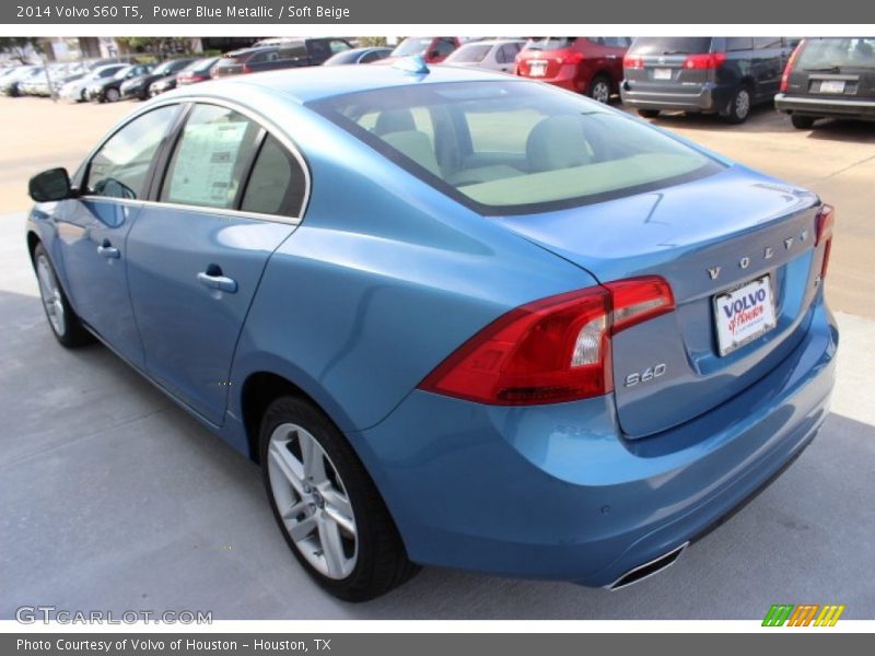 Power Blue Metallic / Soft Beige 2014 Volvo S60 T5