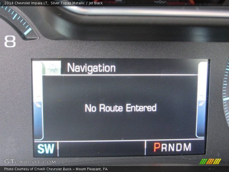 Silver Topaz Metallic / Jet Black 2014 Chevrolet Impala LT